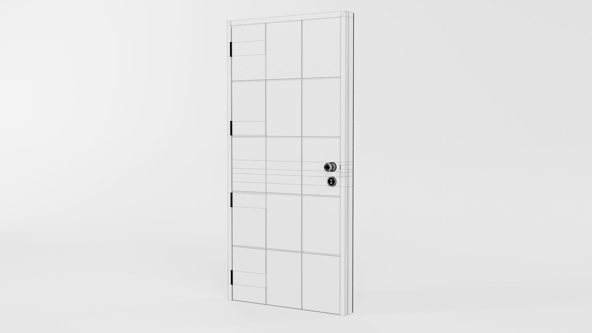 Door Design CG34 3D model_6