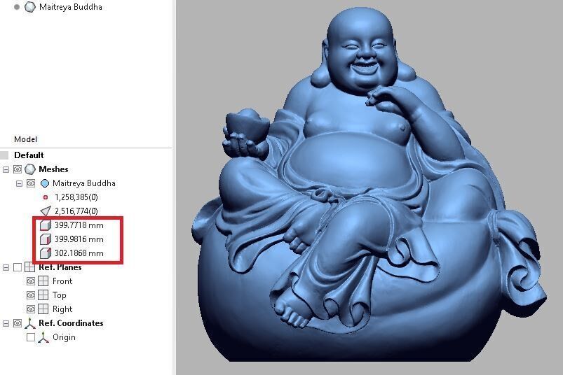 Maitreya Buddha 3D print model_4
