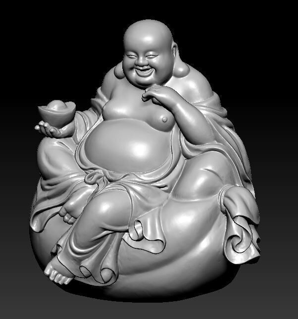 Maitreya Buddha 3D print model_2