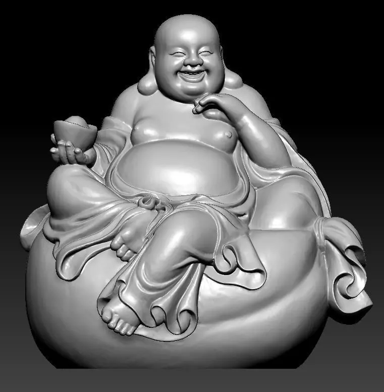 Maitreya Buddha 3D print model_0