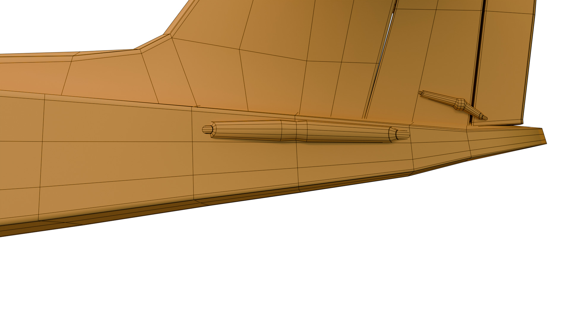 Safari Plane - Medium Poly Game-Ready 3D Model Low-poly 3D model_28