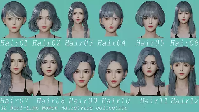 12 Real-time Women Hairstyles collection 02