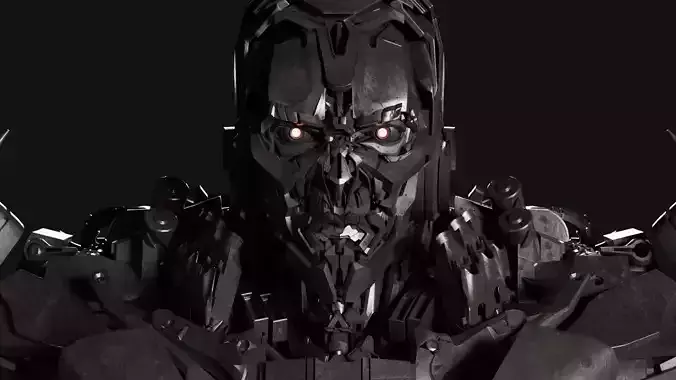 Cinematic Sci-Fi Tranformer - AAA Hard Surface 3D Model 3D model