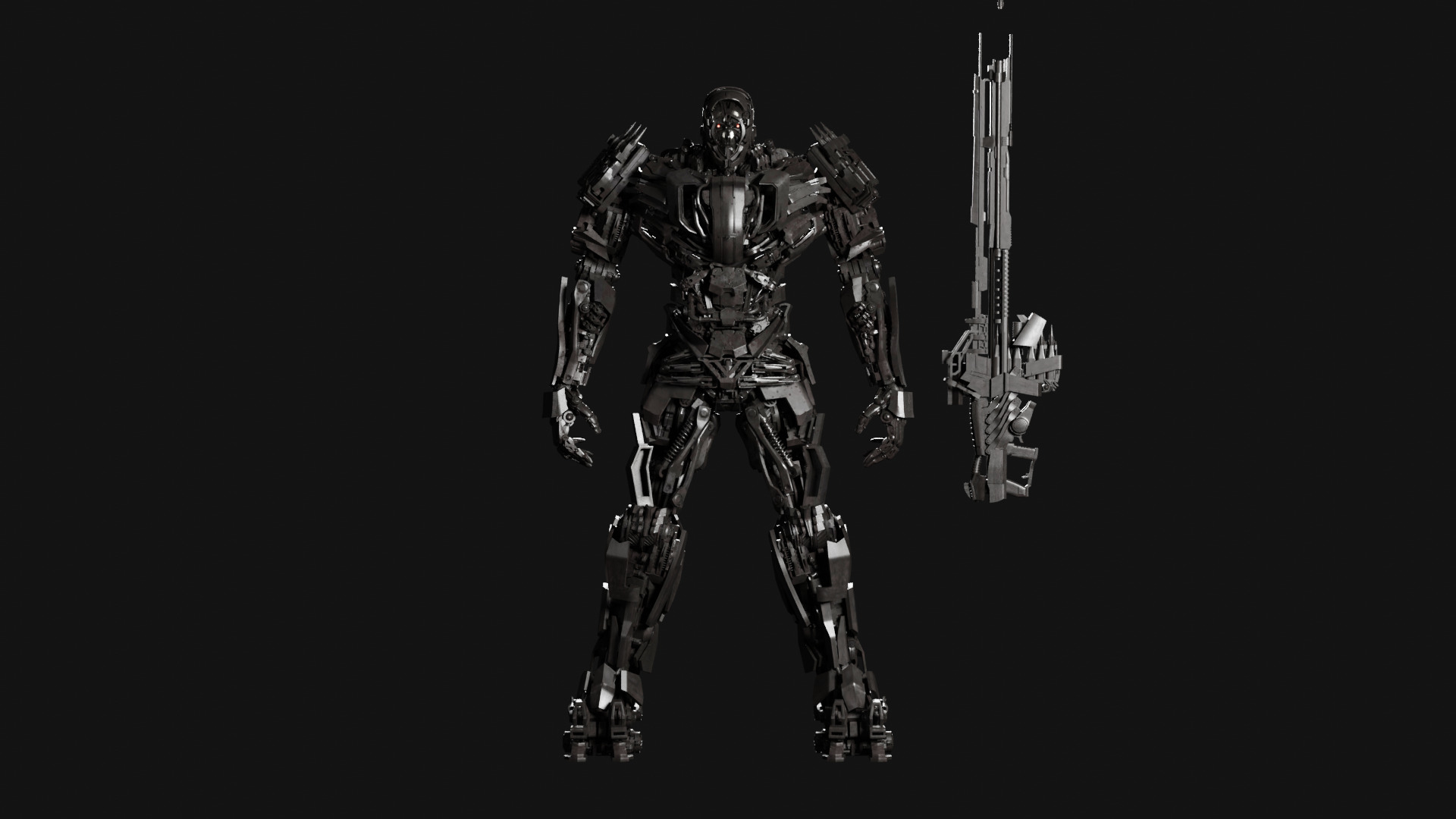 Cinematic Sci-Fi Tranformer - AAA Hard Surface 3D Model 3D model_5