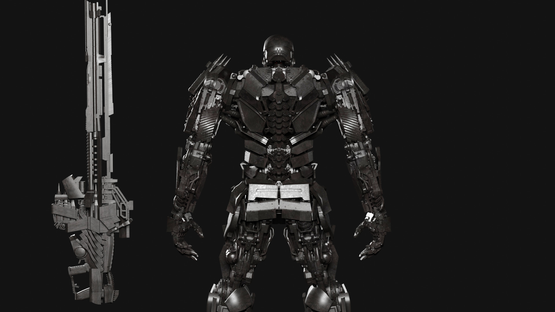 Cinematic Sci-Fi Tranformer - AAA Hard Surface 3D Model 3D model_3