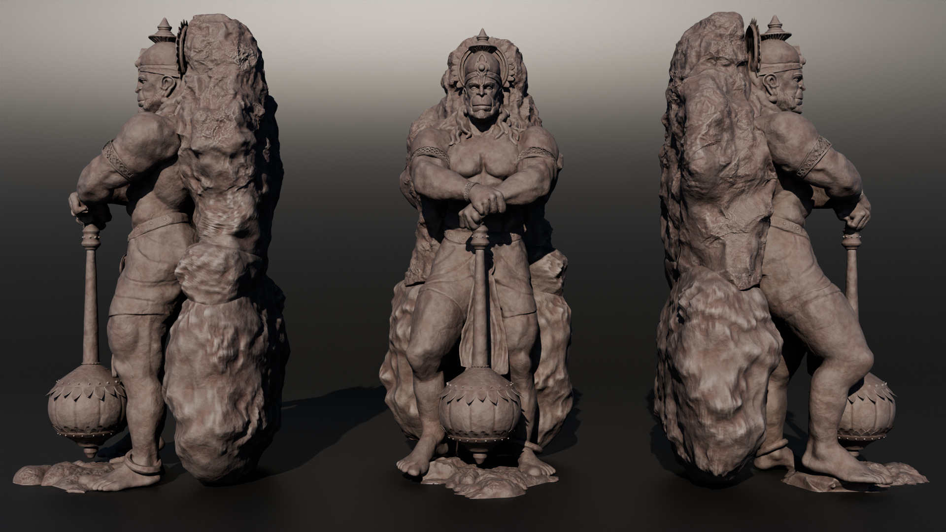 Hanuman  3D model_1