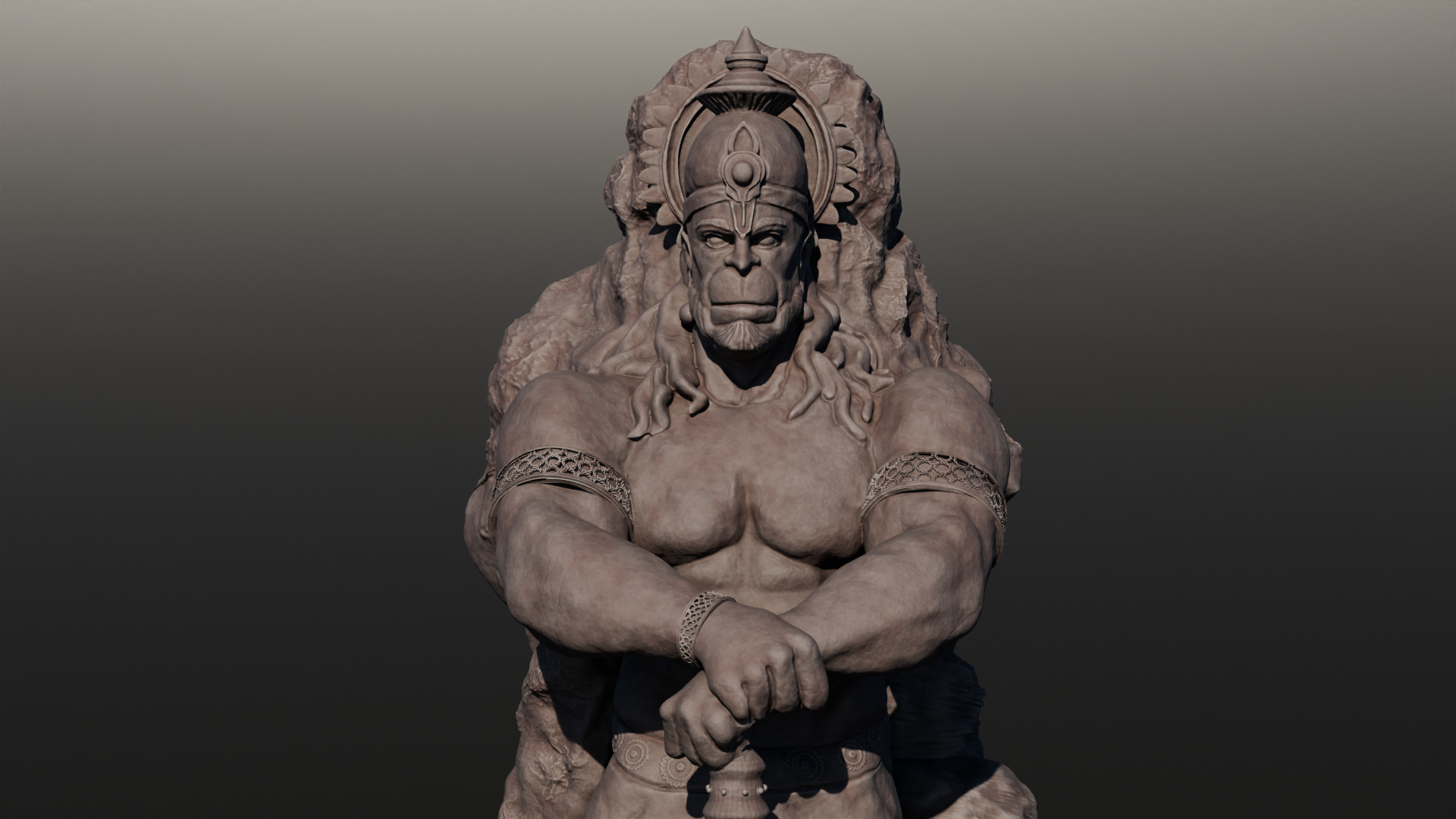Hanuman  3D model_3