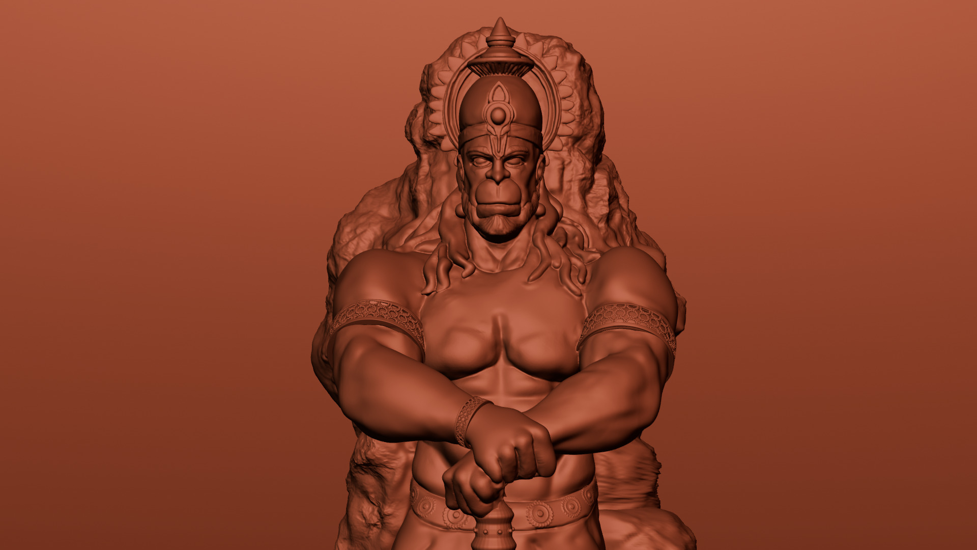 Hanuman  3D model_6
