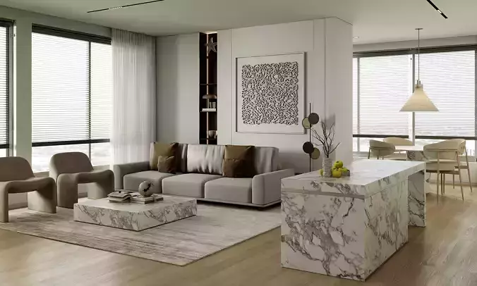 Modern Minimalist Apartment