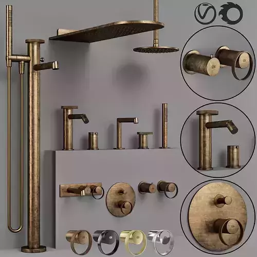 Gessi Anello batroom faucet set 2 S