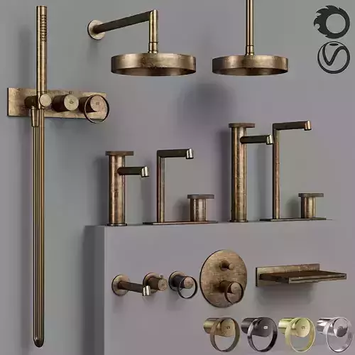 Gessi Anello batroom faucet set 1 S