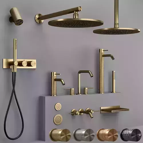 Gessi 316 collection bathroom faucet set  S 3D model