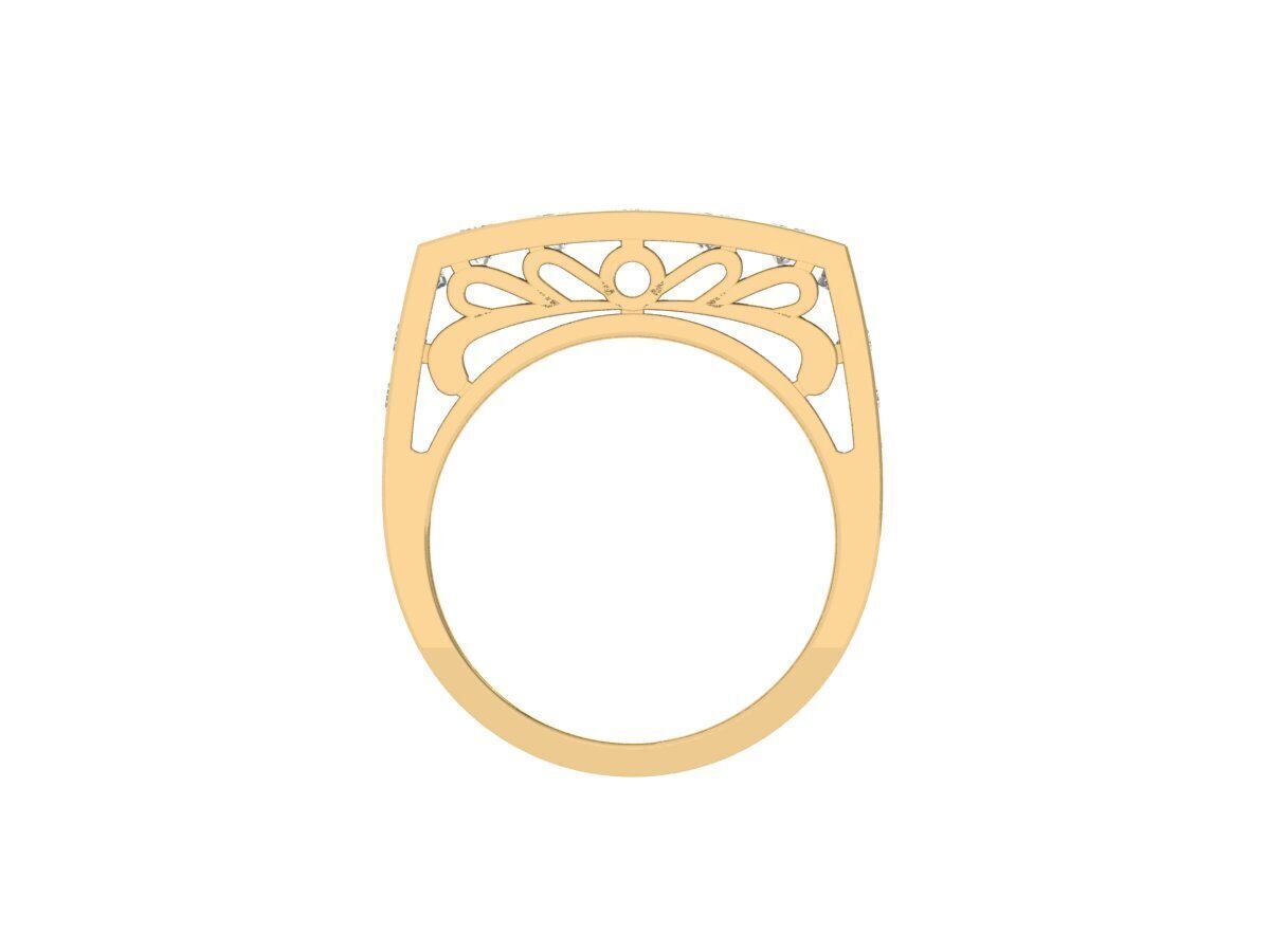Engagement Ring 3D print model_2