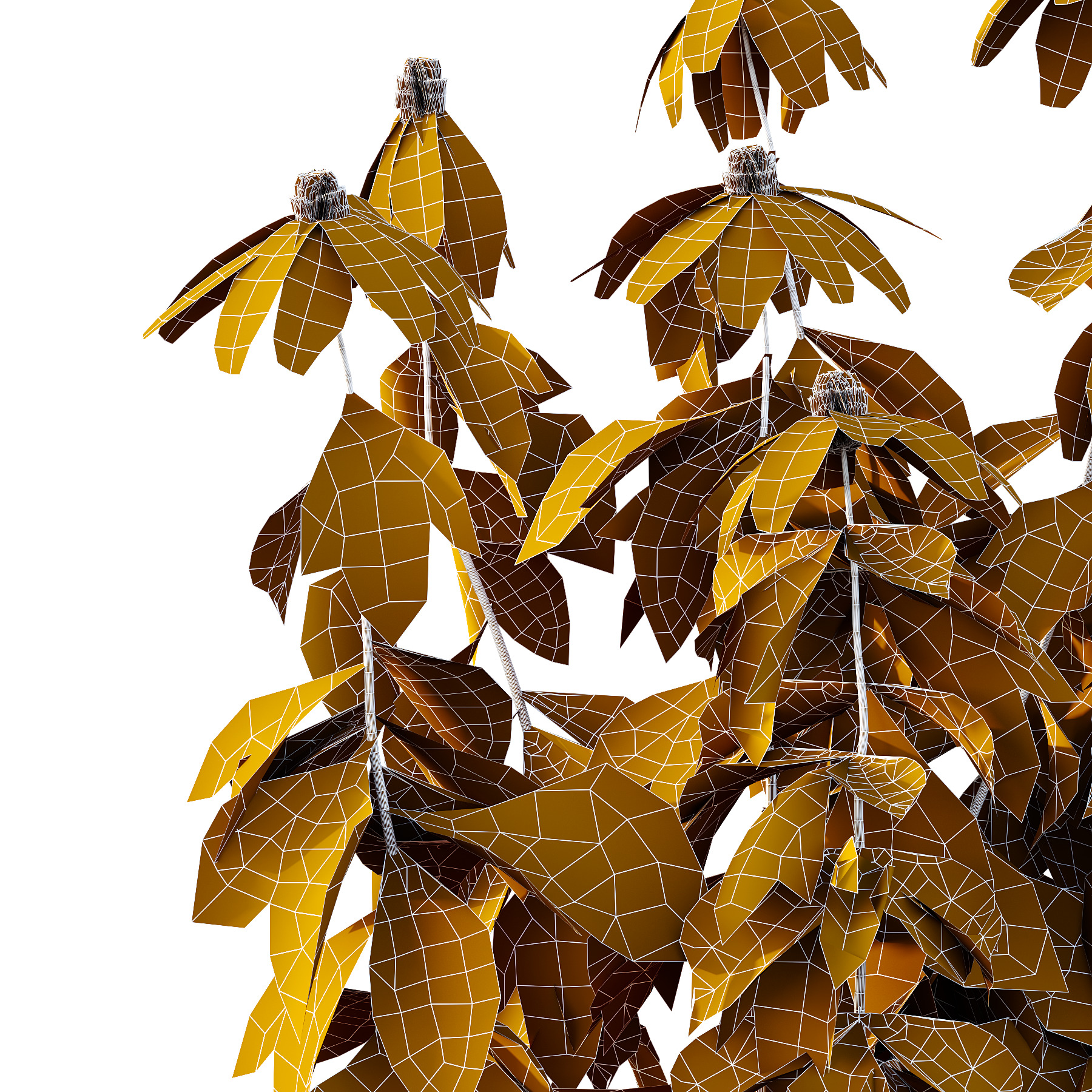 Different Grass 04 3D model_5