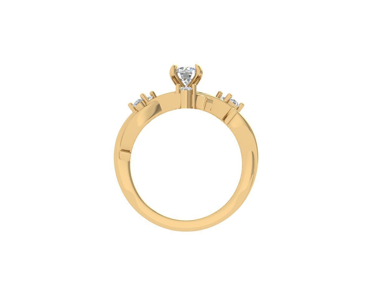 Engagement-ring 3D print model_7