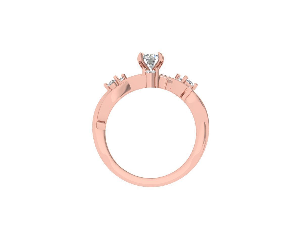 Engagement-ring 3D print model_6