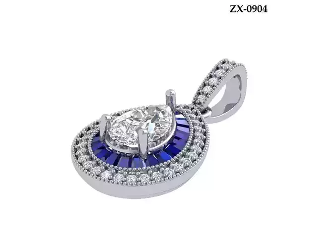 Art-Deco-Pendant 3D print model