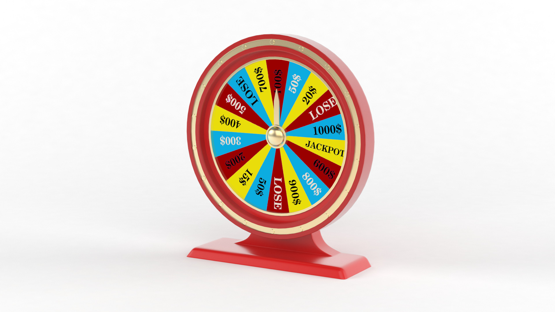 Wheel of Fortune 3D model_2