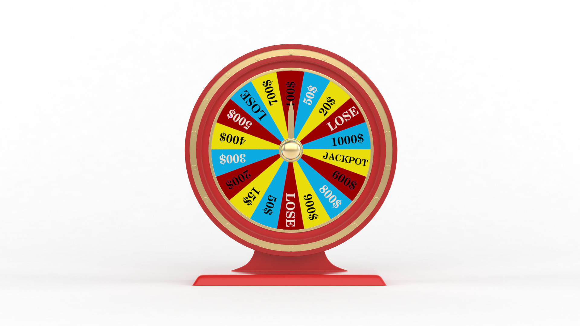 Wheel of Fortune 3D model_1
