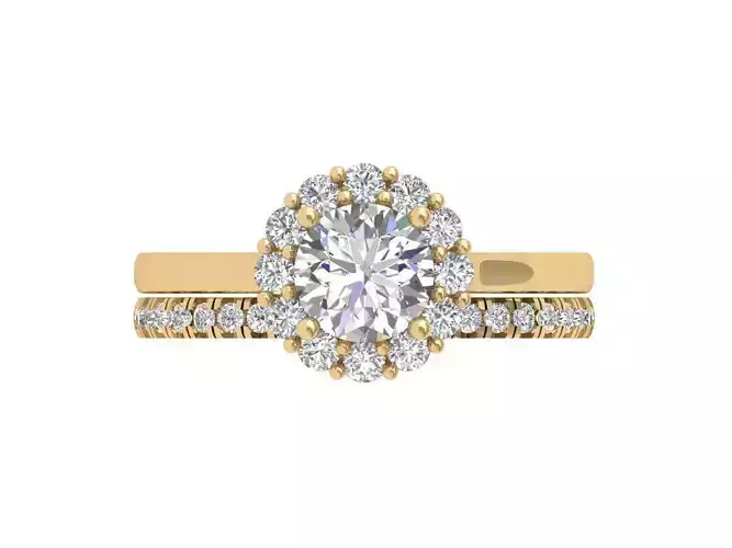 Wedding-Ring with band