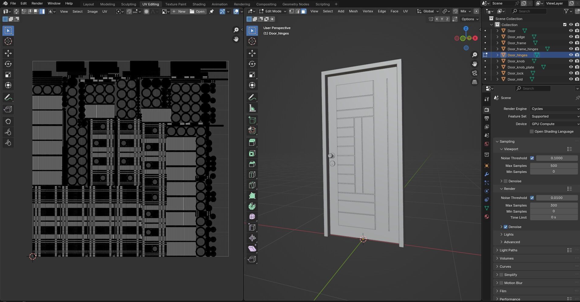 Door Design CG43 3D model_15