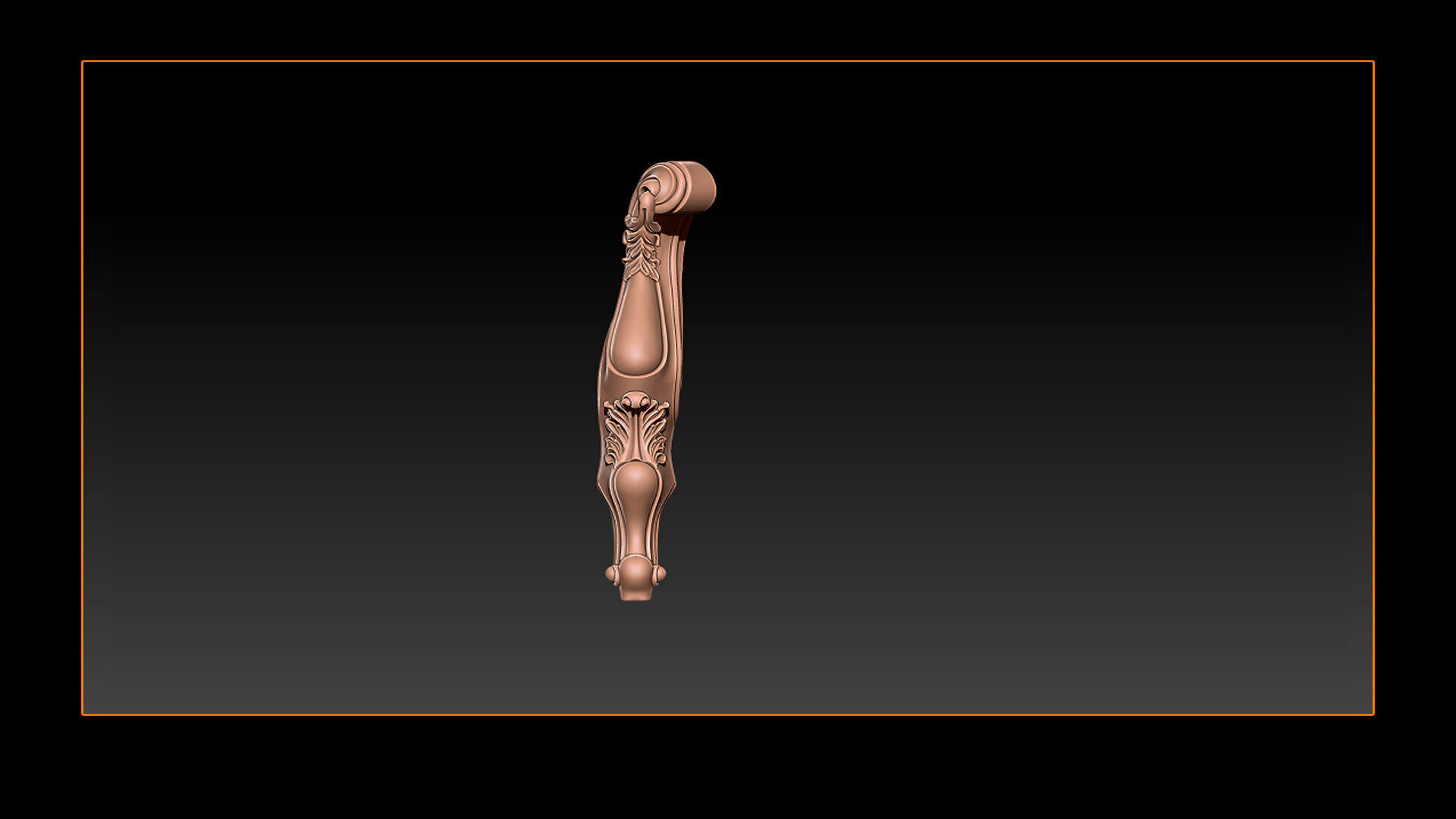 Classic Table and Chair Leg Model Kit - 049 3D print model_11