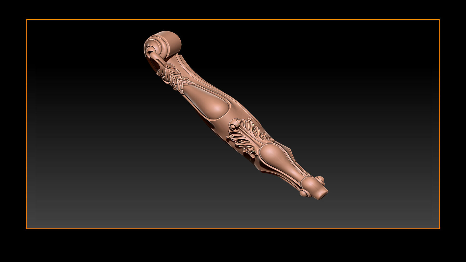 Classic Table and Chair Leg Model Kit - 049 3D print model_5