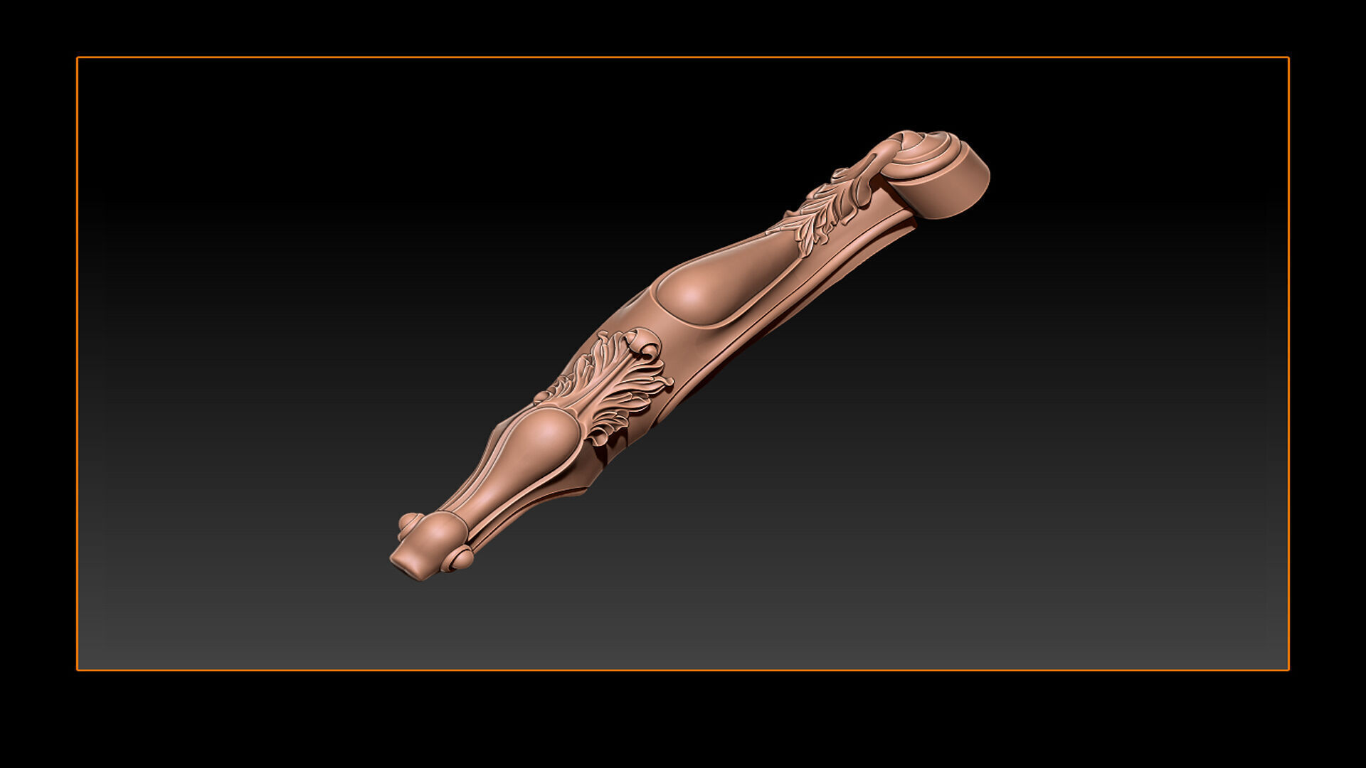 Classic Table and Chair Leg Model Kit - 049 3D print model_4