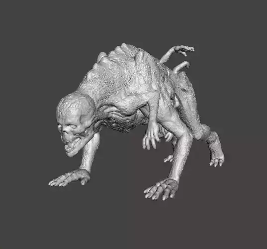 THE HOUND DEMON MINIATURE MODEL FIGURE FANTASY HORROR GAMES RPG