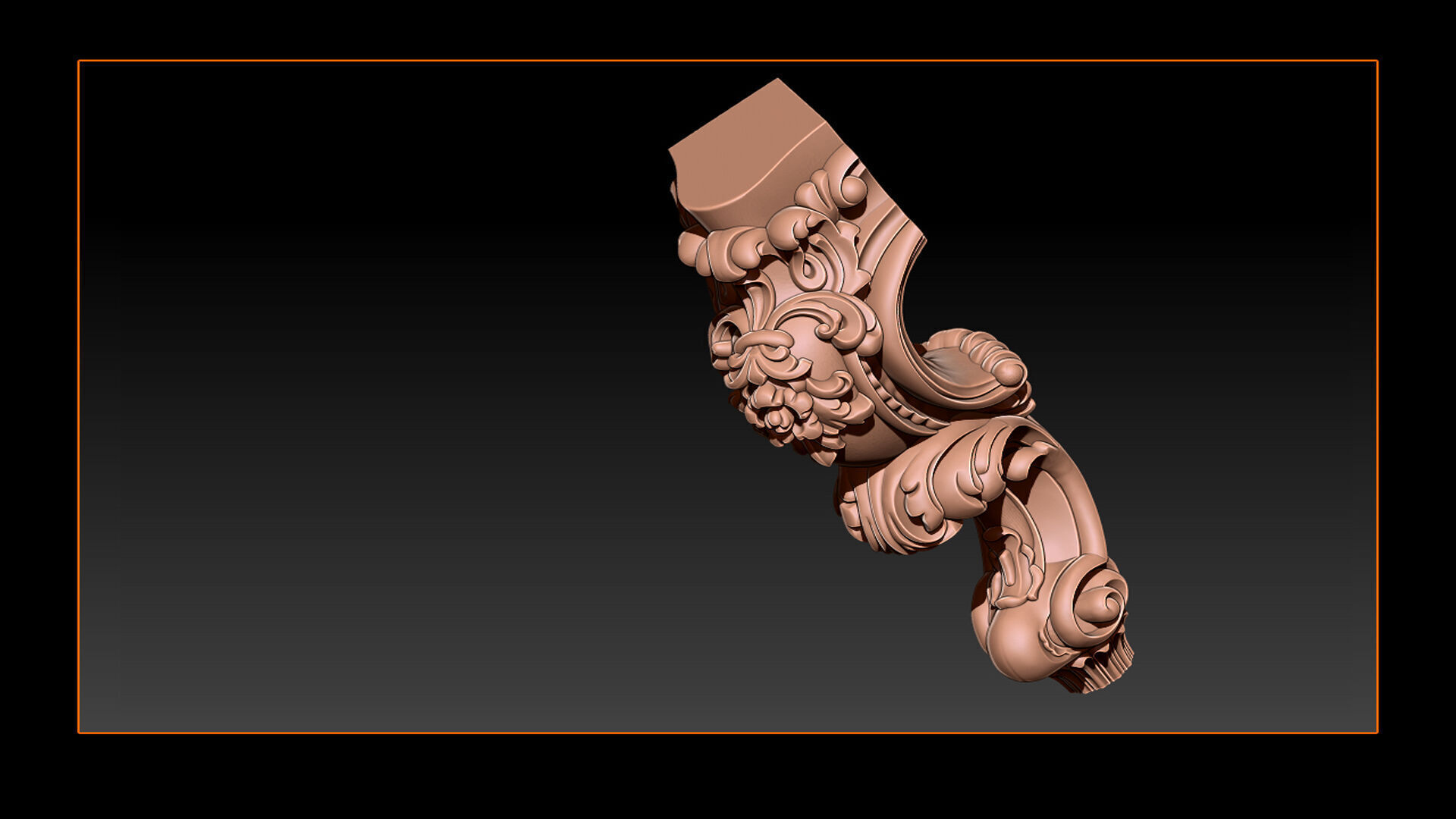 Classic Table and Chair Leg Model Kit - 059 3D print model_7