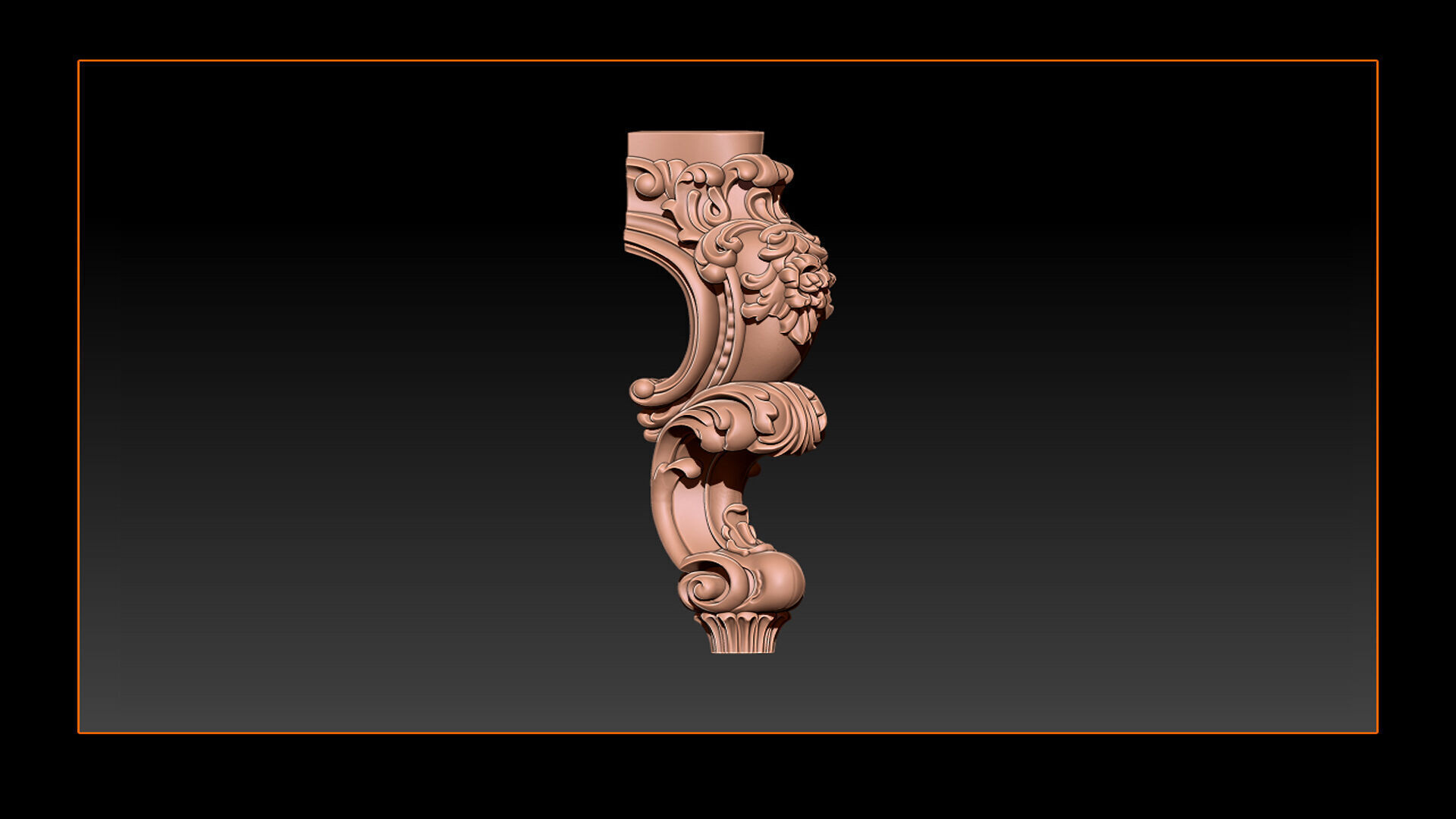 Classic Table and Chair Leg Model Kit - 059 3D print model_11