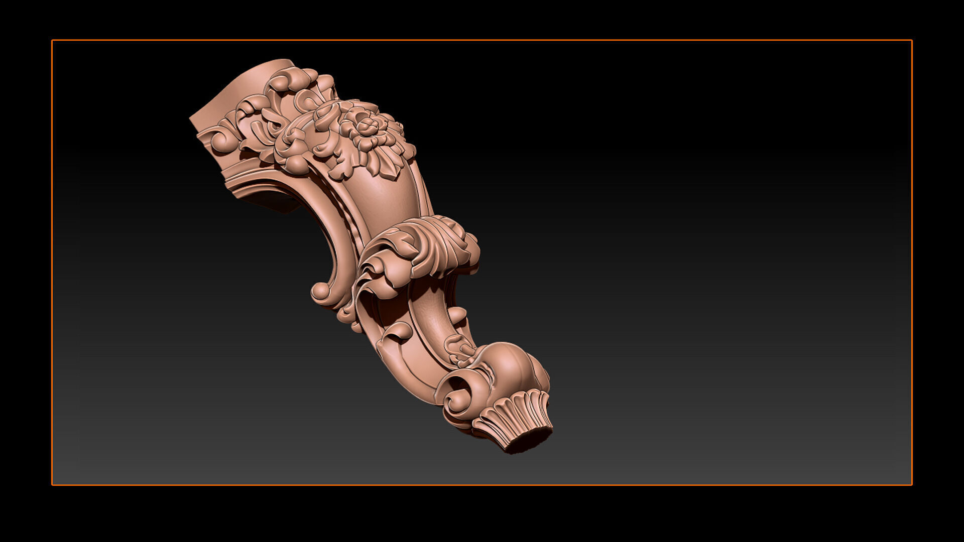 Classic Table and Chair Leg Model Kit - 059 3D print model_8