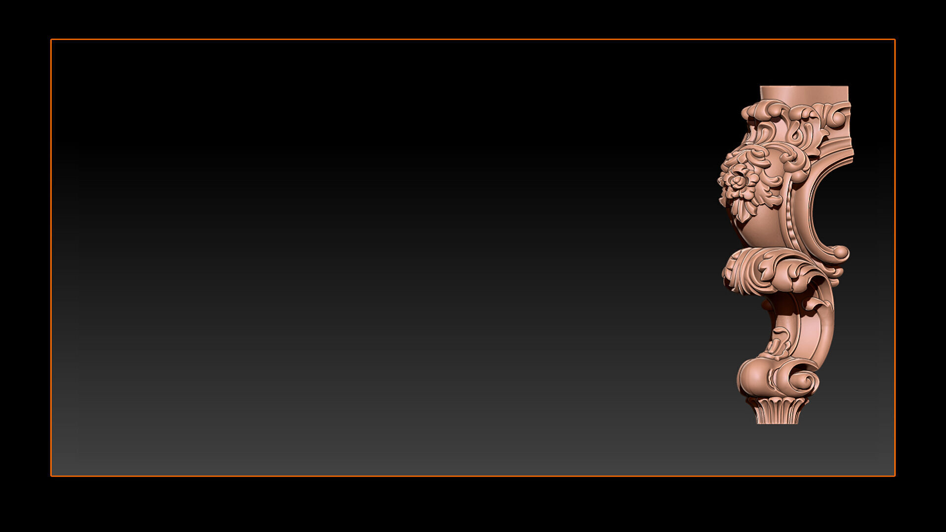 Classic Table and Chair Leg Model Kit - 059 3D print model_9