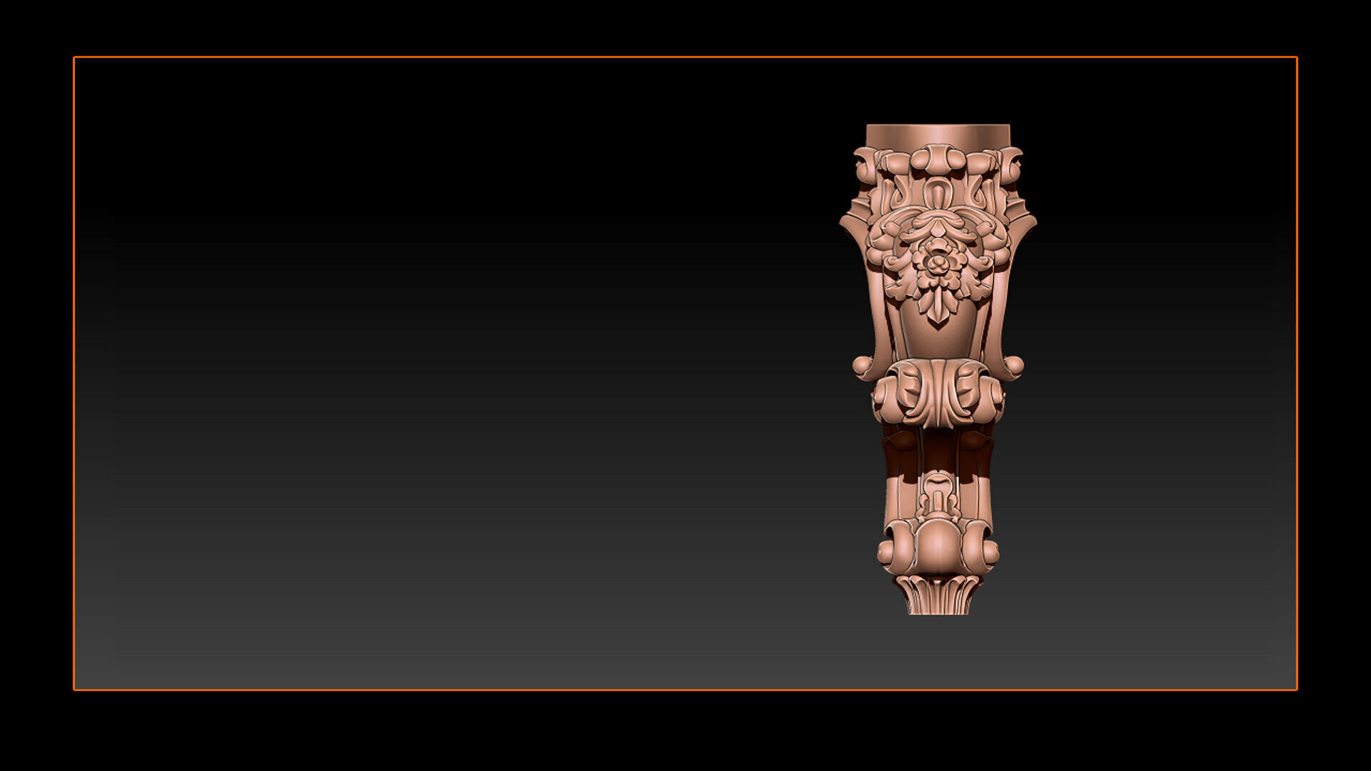 Classic Table and Chair Leg Model Kit - 059 3D print model_6