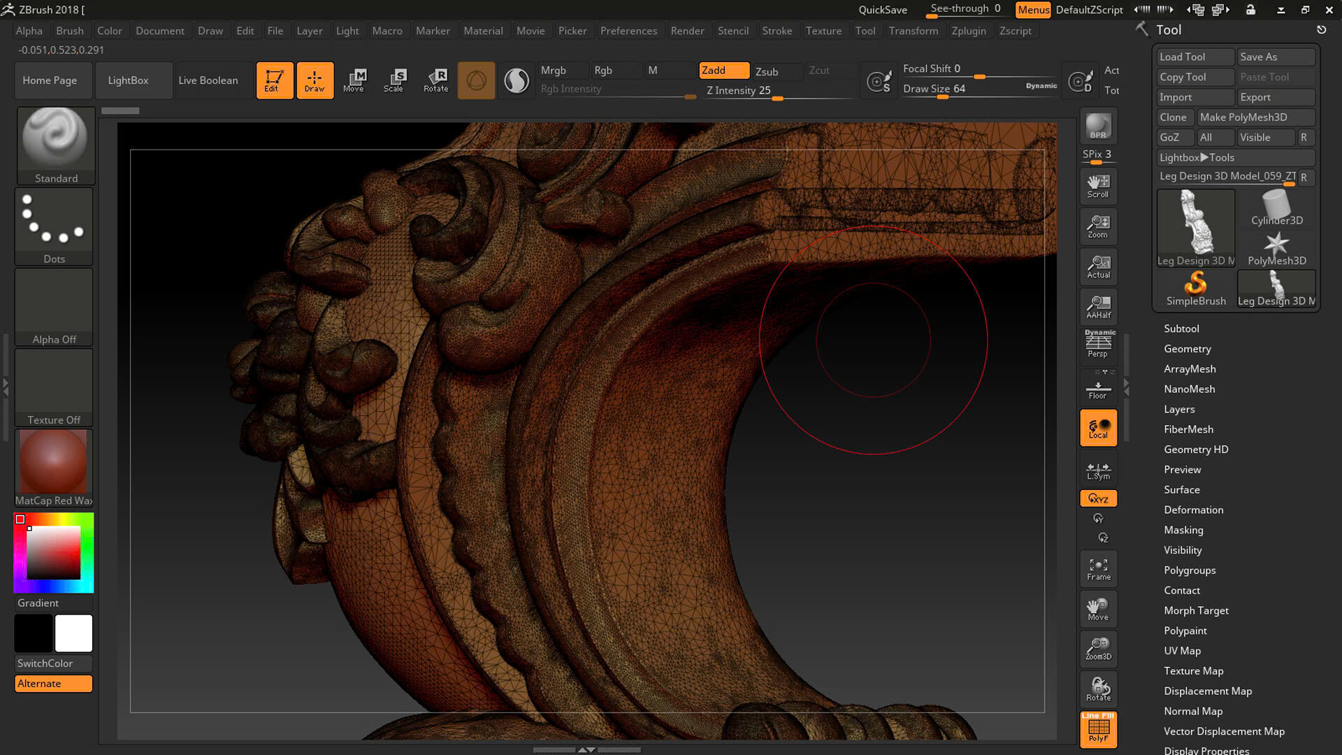 Classic Table and Chair Leg Model Kit - 059 3D print model_14