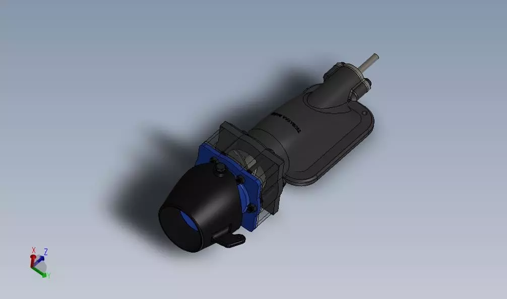 Water Jet Propulsion Turbo Unit Tsurayaa raize 3d print model 3D print model_0