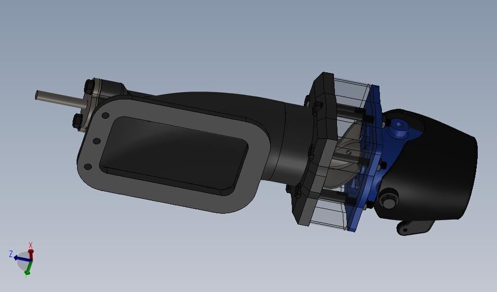 Water Jet Propulsion Turbo Unit Tsurayaa raize 3d print model 3D print model_2