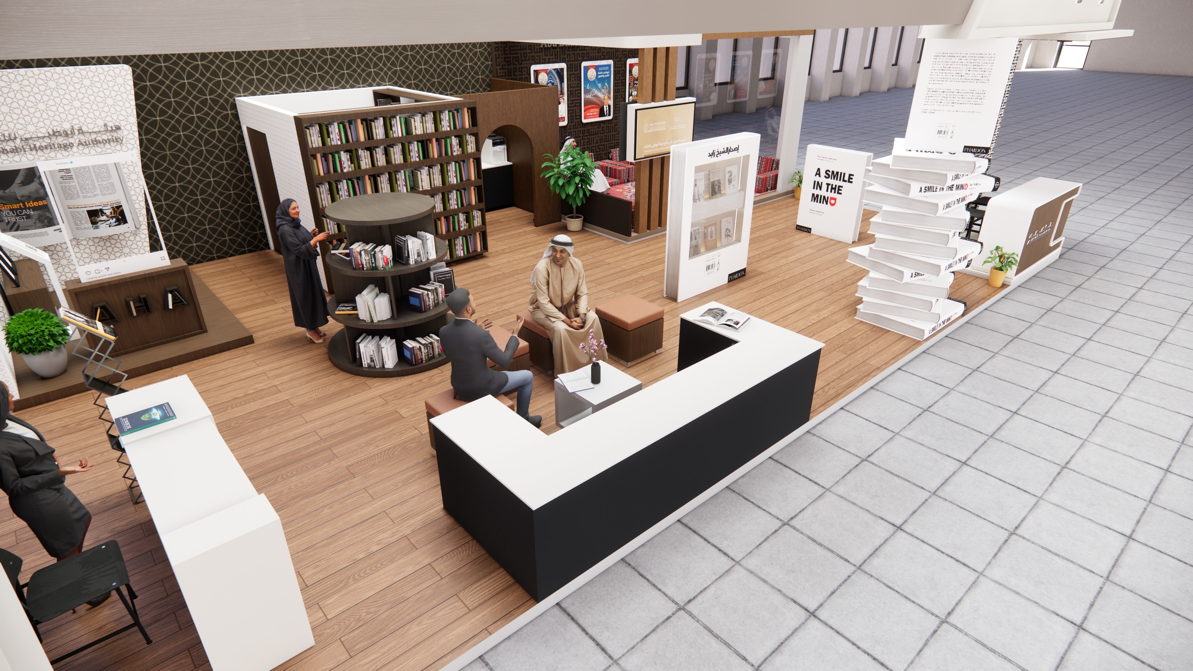 Exhibition event booth 3D model 3D model_1