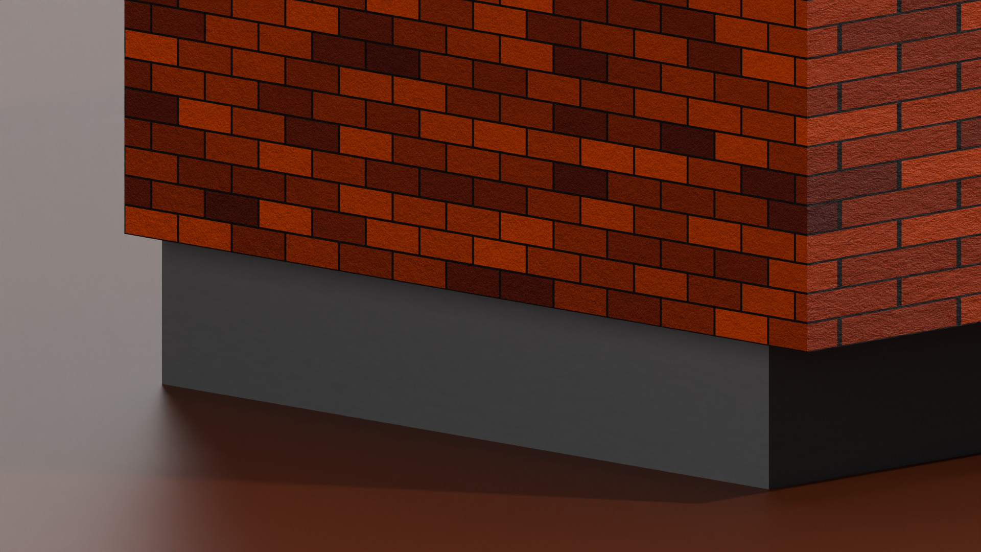 Industril Counter Bar Low-poly 3D model_10