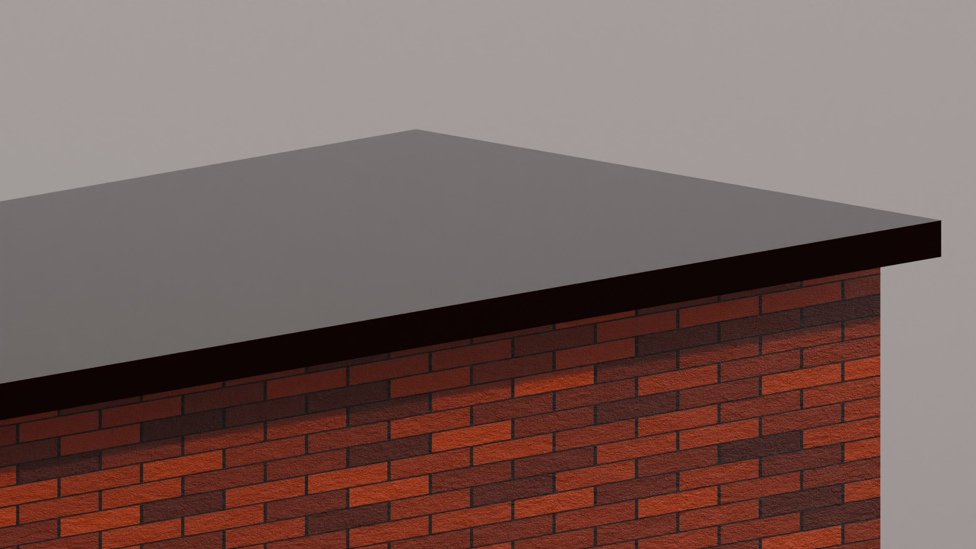 Industril Counter Bar Low-poly 3D model_7