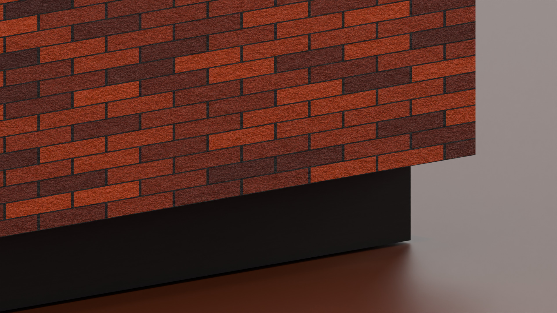 Industril Counter Bar Low-poly 3D model_8