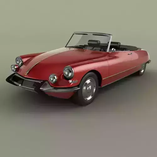 Citroen DS21 Cabrio 1965 3D model