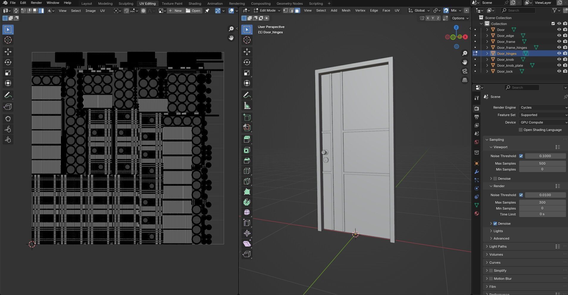 Door Design CG48 3D model_15