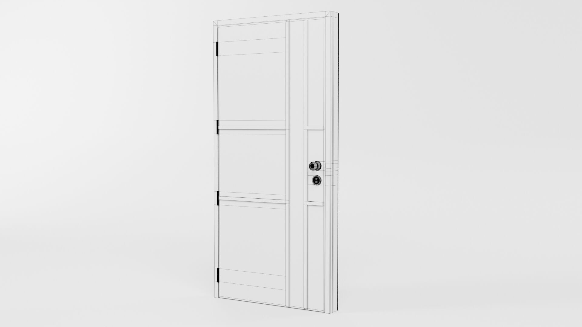 Door Design CG48 3D model_6