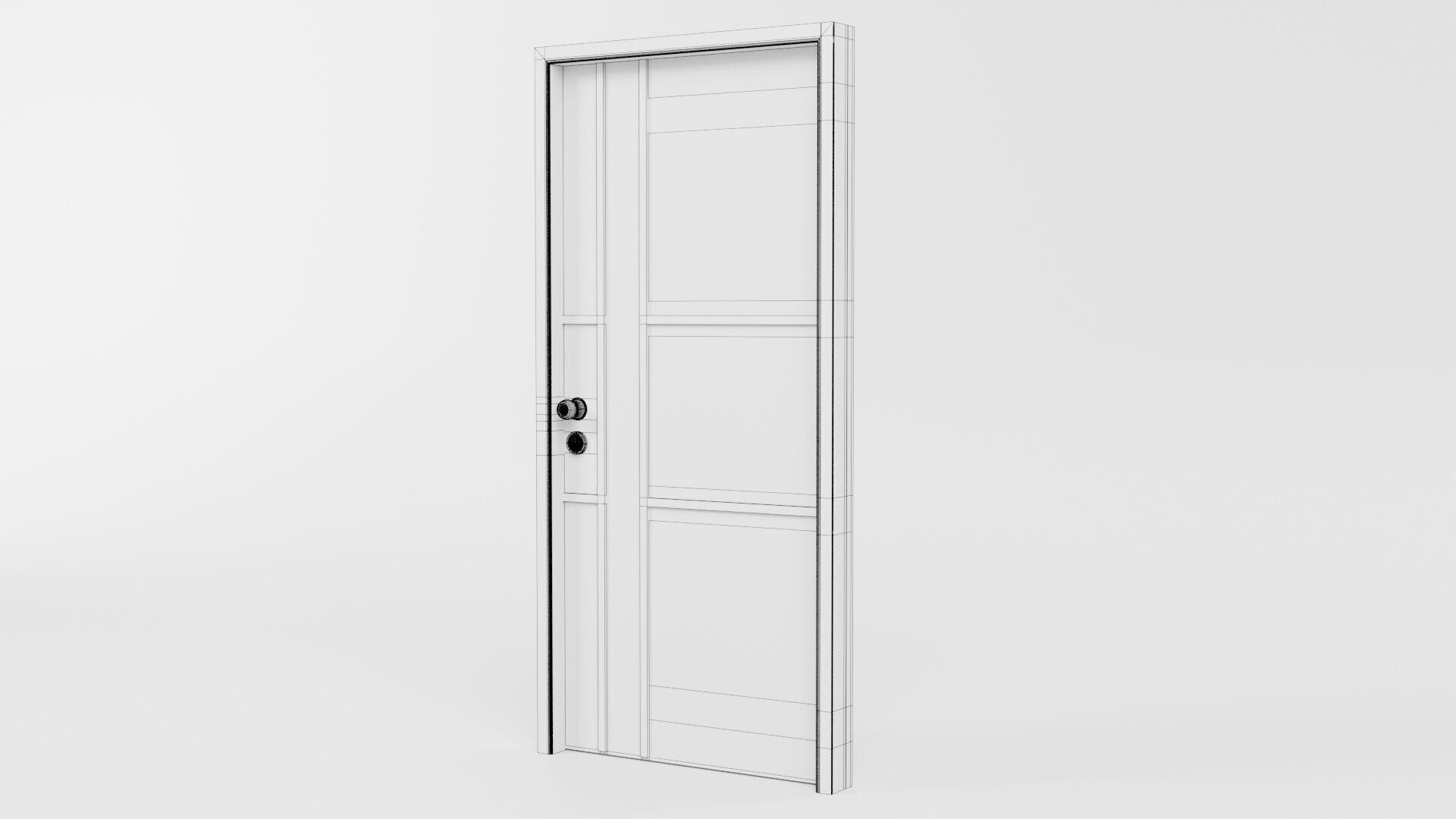 Door Design CG48 3D model_5