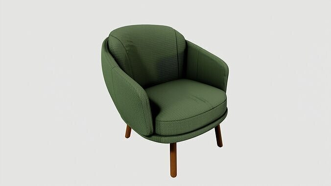 Finable Armchair 3D model