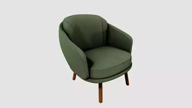 Finable Armchair 3D model