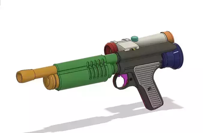 Be-9 Blaster Model for 3D Printing