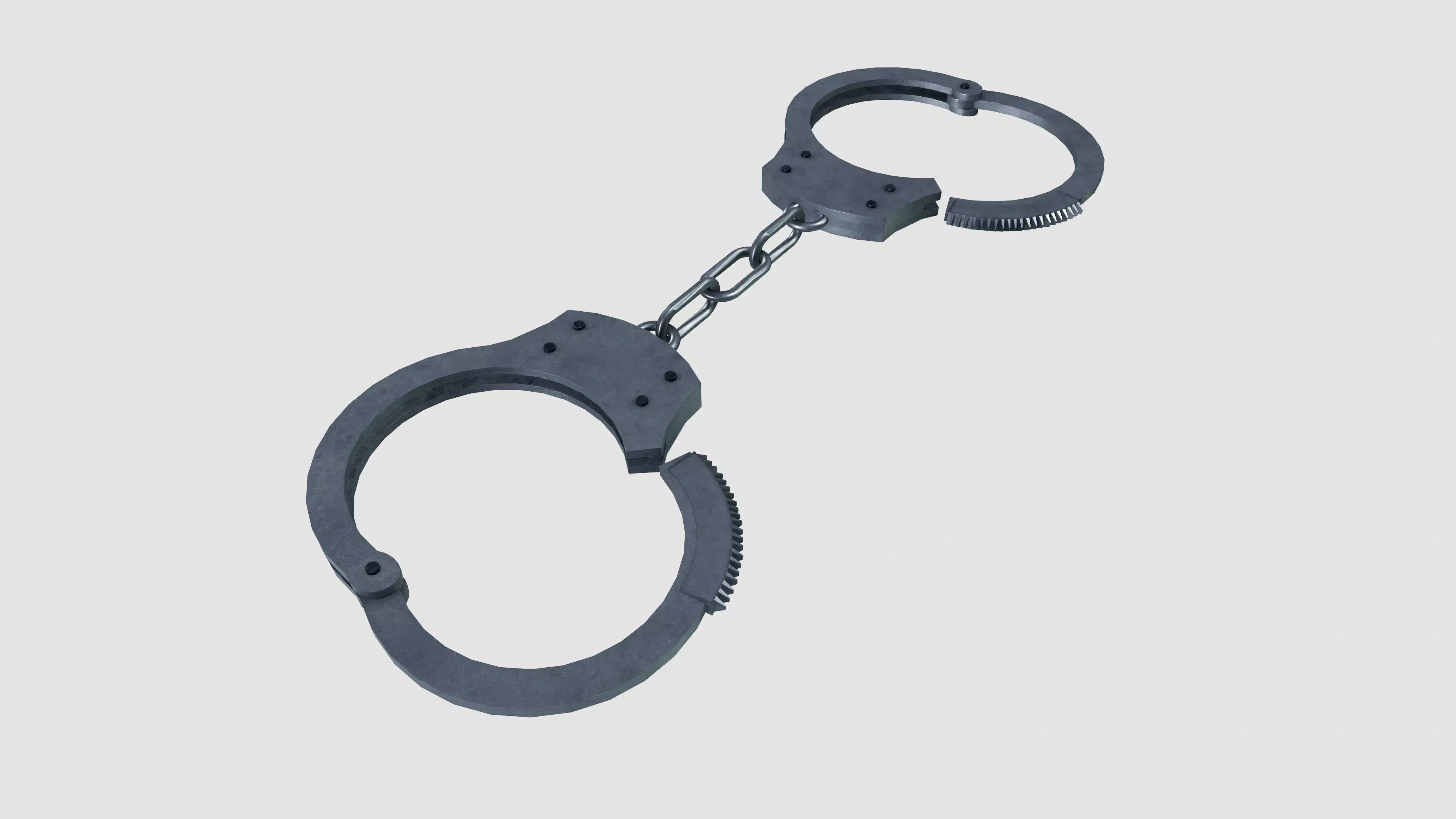 Hand cuffs 3D model_0