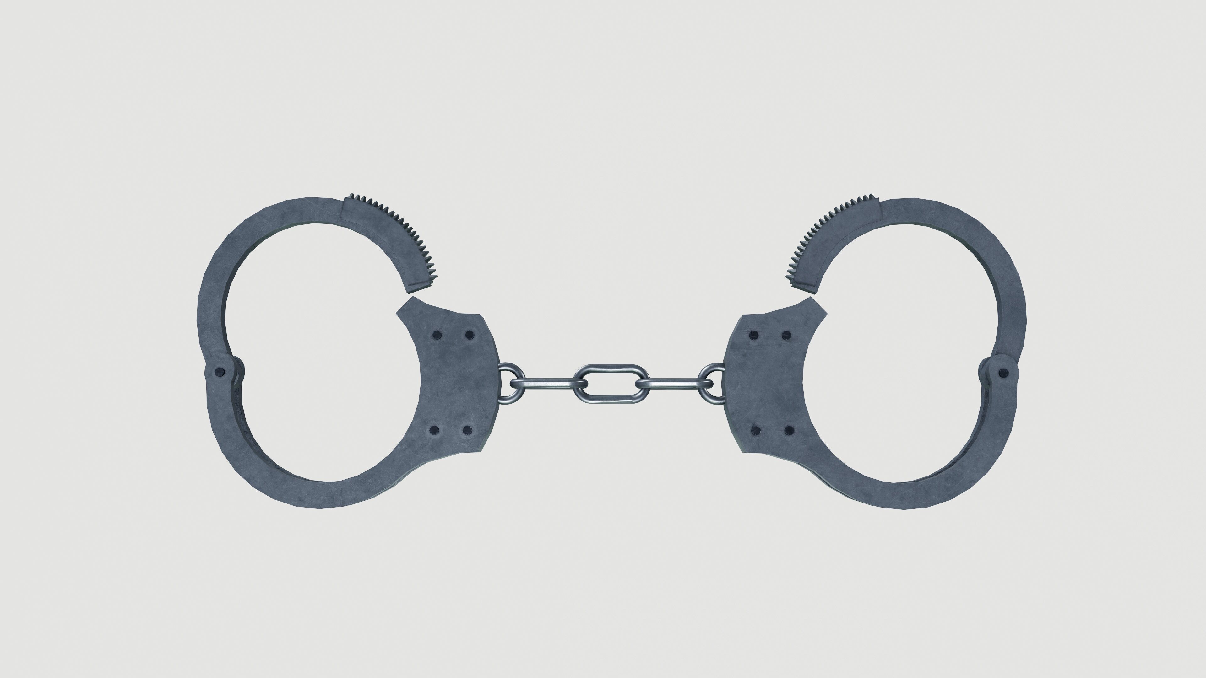 Hand cuffs 3D model_8